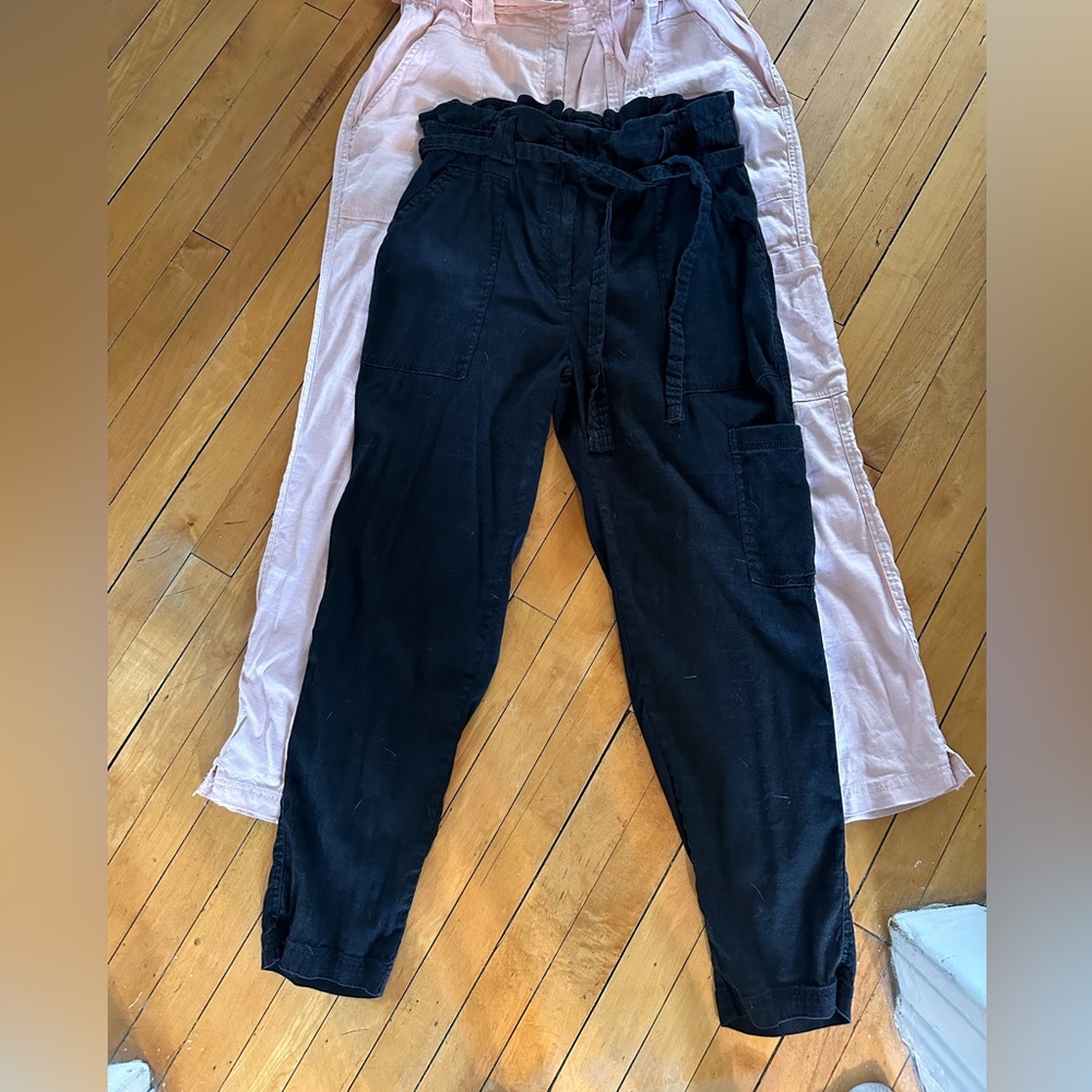 Anthropologie paper bag waist pants